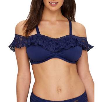 Freya Women's Jewel Cove Ruffled Bikini Top - As7230 36e Azure