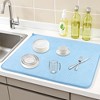 REGALWOVEN Dish Drying Mat, Absorbent Microfiber Kitchen Mat for Dishes, Pots and Pans - 2 of 4