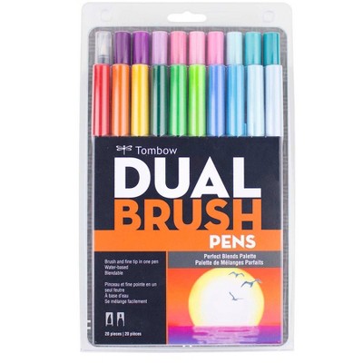 Tombow 20ct Dual Brush Pen Art Markers - Perfect Blends