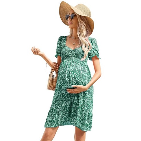 Whizmax Maternity Dress Women's Maternity Dresses A Line Sweetheart ...