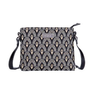 Signare USA Luxor Art Deco Black and White Crossbody Bag - 1 of 4