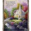 Manual Woodworkers and Weavers Church in the Country Woven Throw Blanket, 50x60 Inches, Hispanic-Inspired Countryside Chapel Tapestry - 3 of 3