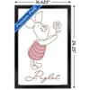 Trends International Disney Simple Moments Line Art - Piglet Framed Wall Poster Prints - 3 of 4