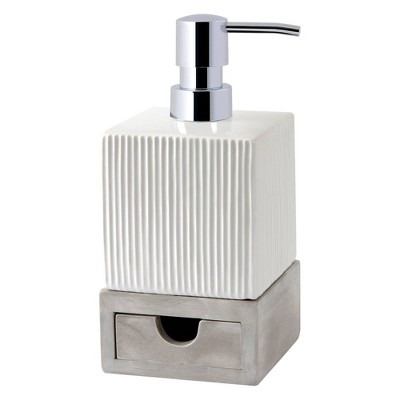 Hotelier Lotion Pump Gray/White - Allure Home Creations