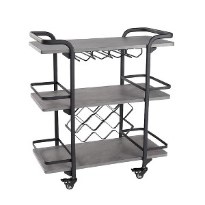 Bar Cart 3 Shelves - 1 of 4