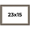 PosterPalooza | Weathered Black Picture Frame - UV Acrylic, Backing Board, Hanging Hardware Included - 2 of 4