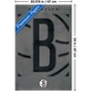 Trends International NBA Brooklyn Nets - Logo 25 Unframed Wall Poster Prints - 3 of 4