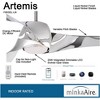 58" Minka Aire Artemis Liquid Nickel LED Smart Ceiling Fan - 3 of 4