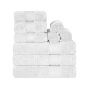 Luxury Cotton Heavyweight Solid Plush Towel Set by Blue Nile Mills - 1 of 4