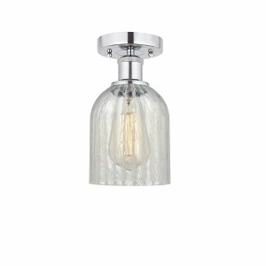 Caledonia - 1 Light Semi-Flush Mount In Industrial Style-9.75 Inches Tall and 5 Inches Wide - 1 of 1