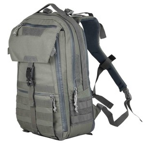 Paaaawaters Backpack for Men Survival Backpacks with Multi Grid Storage Design for Hiking Ridding Travel Work School - 1 of 4
