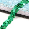 Sequin Braid Trim, 0.6 Inch Wave Sequin Strip, Glitter Metallic Paillette Sequin Ribbon, Sewing DIY Bling Fabric, 27 Yards - 3 of 4