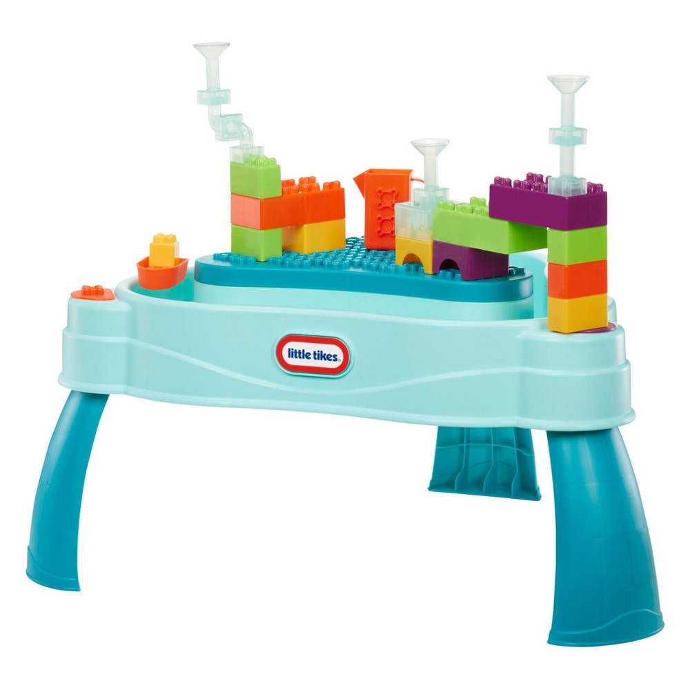 Little Tikes Build and Splash Deluxe Water Table with Block Set - 50pc