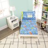 EVERYDAY KIDS 4 Piece Toddler Bedding Set –Dinosaurs- Includes Comforter, Flat Sheet, Fitted Sheet and Reversible Pillowcase – Boys Toddler Bedding - 4 of 4