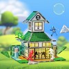 PICASSO-TILES 64pcs Magnetic Tiles, Ninja Dojo House Theme with Ninjas Weapon Accessories, Educational Building Blocks, STEM Toy for Kids - 2 of 4