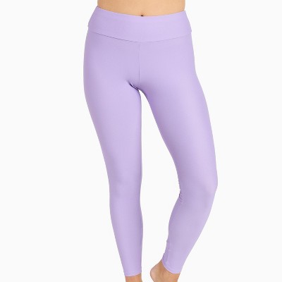 Calypsa Women's Chlorine Resistant Long Swim Leggings