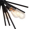 Vaxcel Estelle 6 - Light Semi-Flush Mount in  Matte Black - 3 of 4