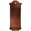 Bedford Clocks Collection Jacob 22.75 Inch Mahogany Chiming Pendulum Wall Clock - 4 of 4
