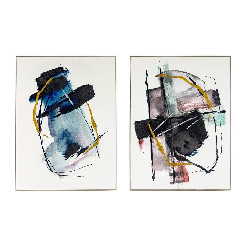 24&#34;x32&#34; Set of 2 Raquel Modern Abstract Wall Arts - A&#38;B Home, 1 of 25