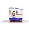 Prevue Pet Products Pet Soho Wave Top Roof Bird Cage - Blue & White - SP41613B/W - 3 of 4