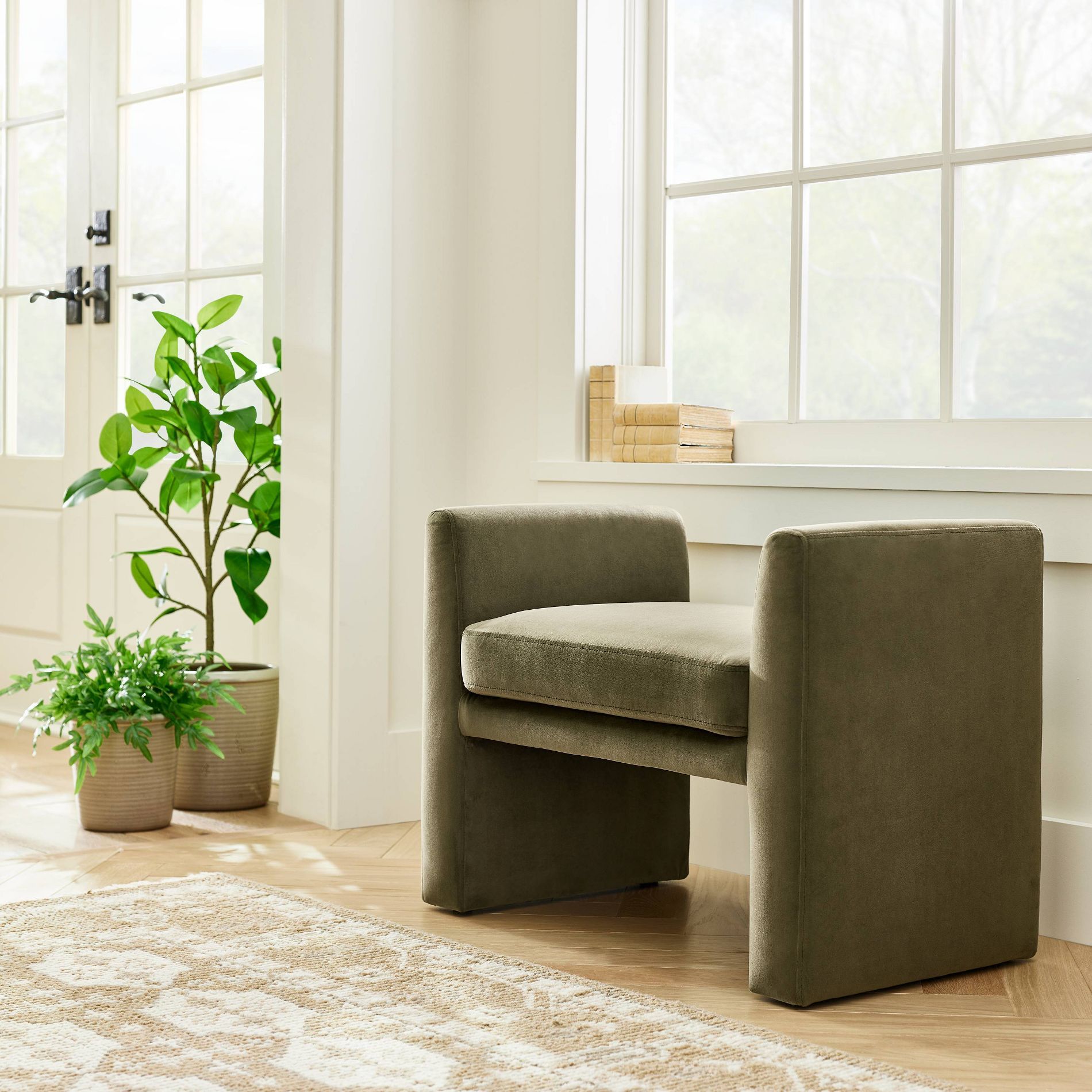 Vernon Ottoman - Threshold™ designed with Studio McGee