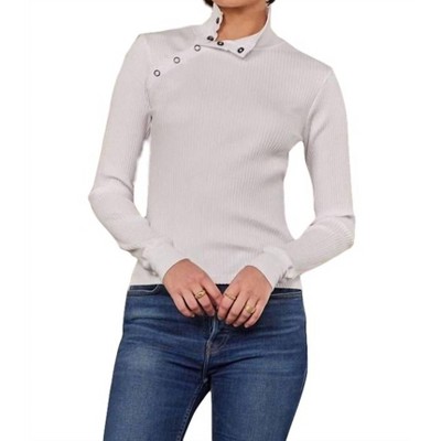 Women's ANDRE LONG SLEEVE SNAP TURTLENECK TOP - LAmade