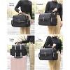 Paaaawaters Extra Large Makeup Bag Makeup Artist Bag Professional Cosmetic Bag Travel Organizer Train Case with 4 Small Packet - 2 of 4