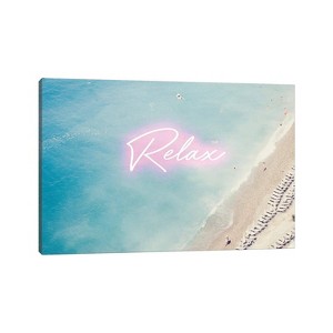 Neon Relax by Grace Digital Art Co Unframed Wall Canvas - iCanvas - 1 of 4