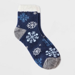 Women's Double Lined Cozy Ankle Socks - Auden™ 4-10 - 1 of 3
