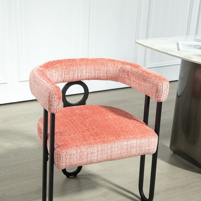 CAVINAS Contemporary Chenille Accent Chair with Sturdy Metal Frame,1PC/2PCS Arm Chair for Living Room,Apartment