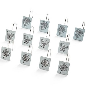 The Lakeside Collection Love Is Bathroom Collection - Set of 12 Shower Hooks 12 Pieces - 1 of 1