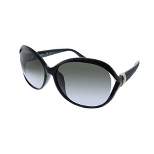 Salvatore Ferragamo SF 770SA 001 Womens Oval Sunglasses Black 61mm