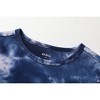 Owlivia Organic Cotton Toddler Short Sleeve Pajama Sets, Baby Summer 2Pc Sleepwear - Dark Navy Tie Dye - 2 of 3