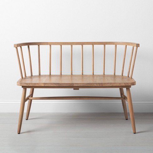 Curved bench with back outdoor hot sale