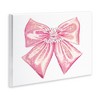 Stupell Industries Glam Diamond Glimmer Pink Fashion Design Bow Wall Plaque Art - 3 of 4