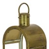 22" HGTV Arched Candle Lantern Antique Bronze - National Tree Company - 3 of 4