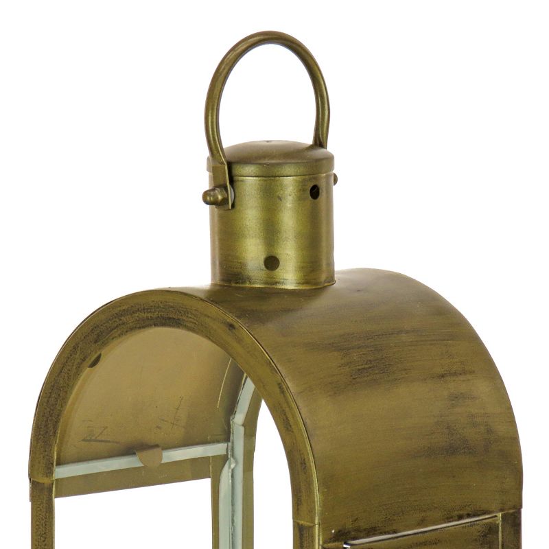22" HGTV Arched Candle Lantern Antique Bronze - National Tree Company, 3 of 6