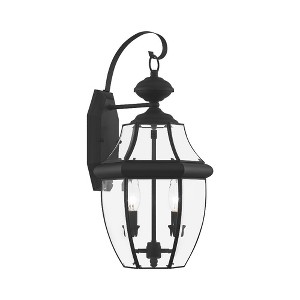 Livex Lighting Monterey 2 - Light Wall Light in  Black - 1 of 2