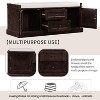 Whisen Classic Style Storage Bench with 2-Drawers,2-Cabinets and Removable Cushion - 4 of 4