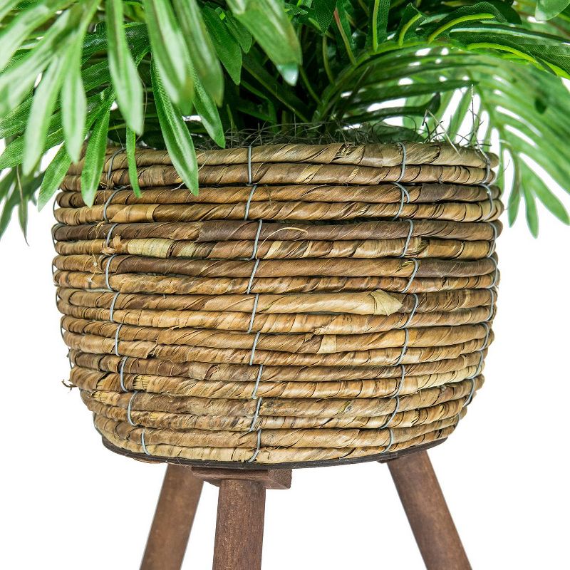 30&#34; x 18&#34; Artificial Phoenix Palm Plant in Basket Stand - LCG Florals, 3 of 9