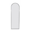 Gold 65x22 inch Metal Arch Stand Full Length Mirror - 3 of 4