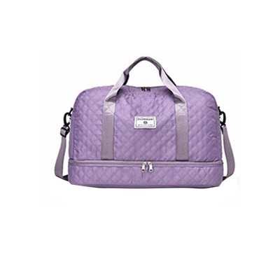 Travel bag, combined with large capacity space and bottom zipper compartment, adjustable shoulder strap or handheld, essential for travel