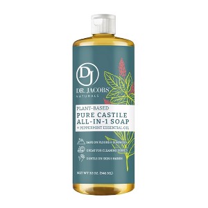 DR.JACOBS NATURALS All Natural Castile All in 1 Peppermint soap-Sulfate-Free, Paraben-Free, Vegan - 1 of 4