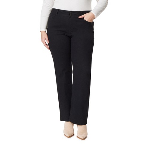 Wallflower Women s Luscious Curvy Bootcut Mid rise Insta Stretch Juniors Jeans standard And Plus Black 22 Plus Target