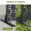 Dovelina Metal Outdoor Privacy Screen Freestanding Patio Decorative Screen (Set of 2) - 4 of 4