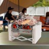 Tangkula Portable Charcoal Grill Folding BBQ Grill with Dishwasher-safe Grill Grids Foldable Body & Charcoal Box - 2 of 4