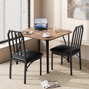 Dining Table with Chairs, Kitchen Table and Chairs for 2, 3 Piece Kitchen & Dining Room Sets for Small Space Vintage, for Small Space Vintage - 1 of 4