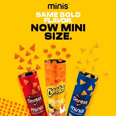 Cheetos Minis Holiday Snowy Cheese Balls White Cheddar Take Home - 3.625oz