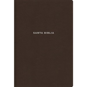 Nvi, Biblia de Estudio Actualizada, Revisión 2022, Leathersoft, Café, Letra Grande, Interior a Color, Palabras de Jesús En Rojo, Comfort Print - 1 of 1