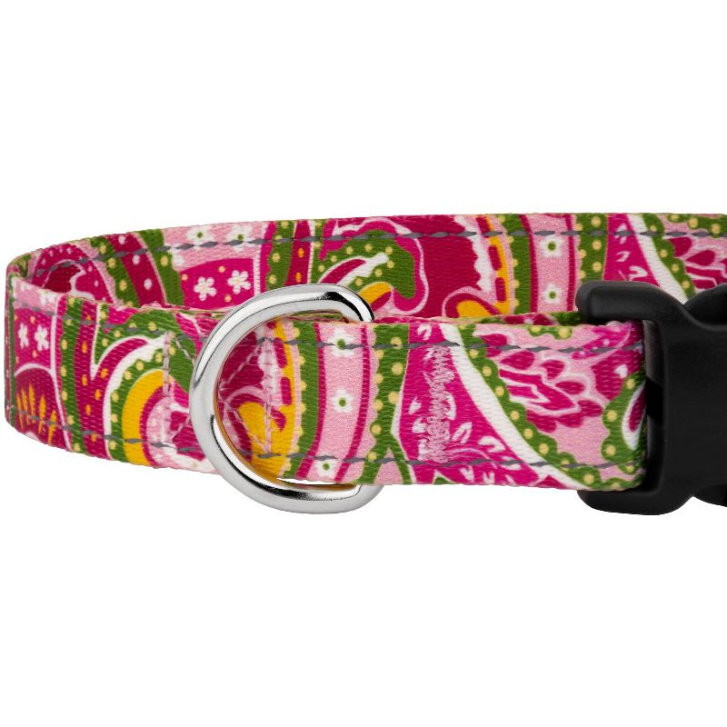 Country Brook Petz Deluxe Pink Paisley Reflective Dog Collar, 4 of 6